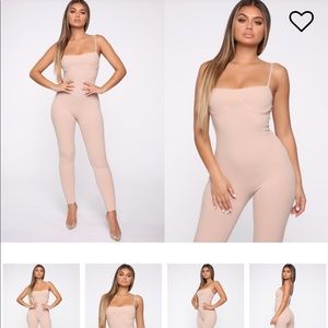 ⚡️Fashion nova second skin bustier jumpsuit⚡️